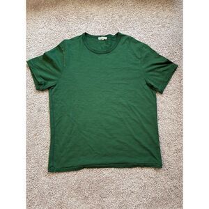 EUC Alex Mill Lightweight Mercer Tee T-Shirt - Rainforest Green - Men's Large